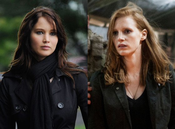 Zero Dark Thirty, Jessica Chastain, Jennifer Lawrence, Silver Linings Playbook Zero Dark Thirty, Jessica Chastain, Jennifer Lawrence, Silver Linings Playbook